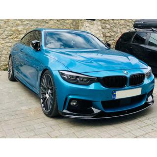 Передний лип 1234 Upgrade (черный) BMW 4 серия F32/F33/F36 2012-2020 гг. фото 2