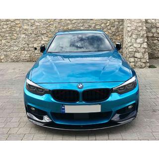 Передний лип 1234 Upgrade (черный) BMW 4 серия F32/F33/F36 2012-2020 гг. фото 1