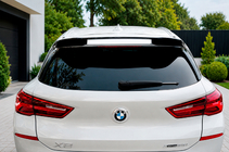 BMW X2 F39 2018-2023 гг. Спойлер Lip (1234 Upgrade, Черный) фото 1
