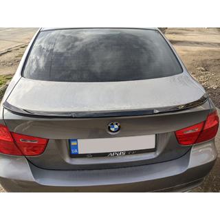 Спойлер HongHang V2 (ABS, Черный Глянец) BMW 3 серия E90/E91 2005-2011 гг. фото 2