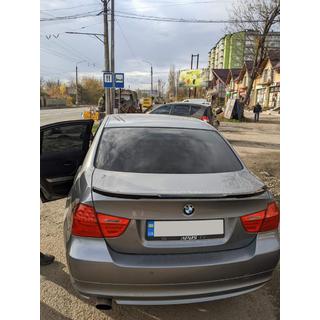 Спойлер HongHang V2 (ABS, Черный Глянец) BMW 3 серия E90/E91 2005-2011 гг. фото 4