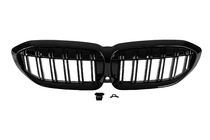 BMW 3 серия G20/G21 2018- гг. Решетки M-Look V2 (2018-2022, Черный Глянец) фото 6