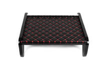 Полка на панель (Черная с красной строчкой) фото 4