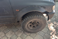 Универсальные расширители арок UNIV-034 (4 шт, ABS-пластик, черные) фото 6