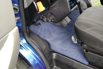 Volkswagen T4 Caravelle/Multivan 1990–2003 гг. Коврики EVA (Синие) фото 1
