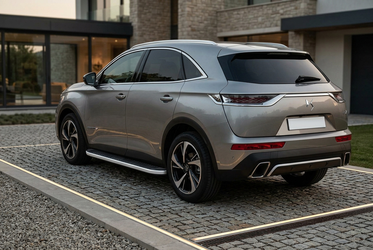 Бокові пороги Tayga Grey (2 шт., Алюміній)