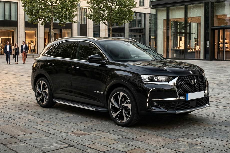 DS 7 Crossback 2017-2022 гг. Боковые Подножки Duru (2 шт., Алюминий) Image
