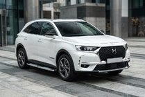 DS 7 Crossback 2017-2022 гг. Боковые Подножки Mevsim Grey (2 шт., Алюминий) фото 1