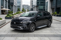 Fiat Tipo Cross 2021- гг. Боковые Подножки Vision New Grey (2 шт., Алюминий) фото 1