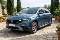 Fiat Tipo Cross 2021- гг. Боковые Подножки Vision New Black (2 шт., Алюминий) фото 1