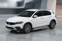 Fiat Tipo Cross 2021- гг. Боковые Подножки Maydos V2 (2 шт., Алюминий) фото 1