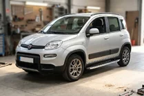 Fiat Panda 2011-2023 гг. Боковые Подножки Fullmond (2 шт., Алюминий) фото 1
