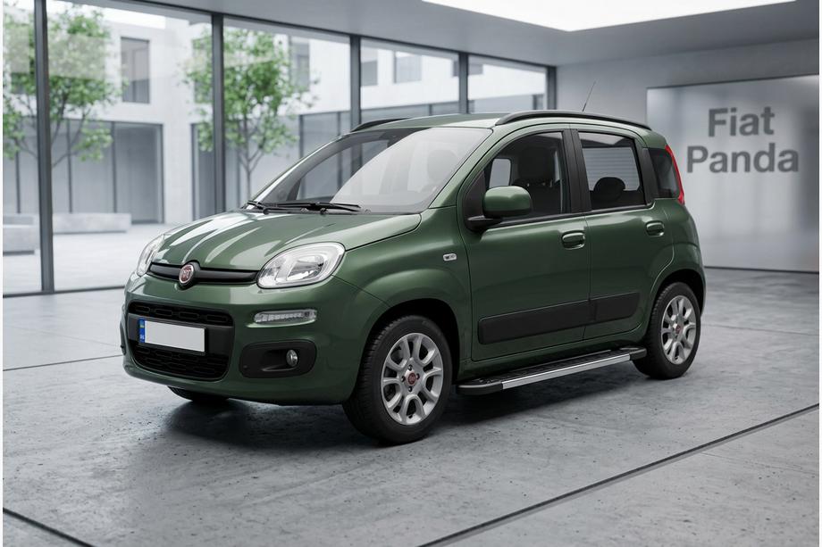 Fiat Panda 2011-2023 гг. Боковые пороги RedLine V1 (2 шт., алюминий) Image