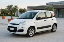 Fiat Panda 2011-2023 гг. Боковые Подножки Bosphore Black (2 шт., Алюминий) фото 1
