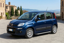 Fiat Panda 2011-2023 гг. Боковые Подножки Maya V1 (2 шт., Алюминий) фото 1