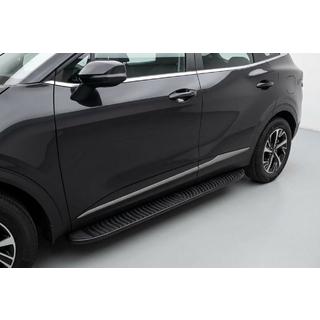Боковые Подножки Tayga Black (2 шт., Алюминий) Kia Sportage 2021- гг. фото 1
