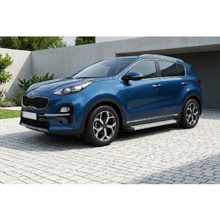 Боковые Подножки Maya V2 (2 шт., Алюминий) Kia Sportage 2021- гг. фото 1