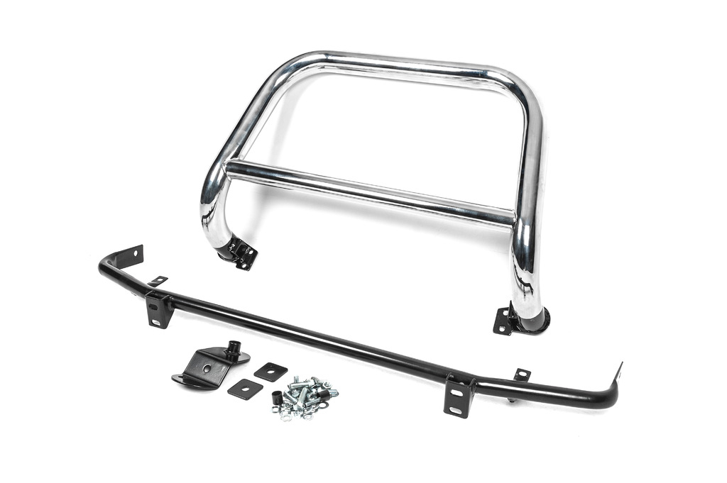 Кенгурятник Winbo V2 (нерж.) для Hyundai Tucson JM 2004- рр - фото 3