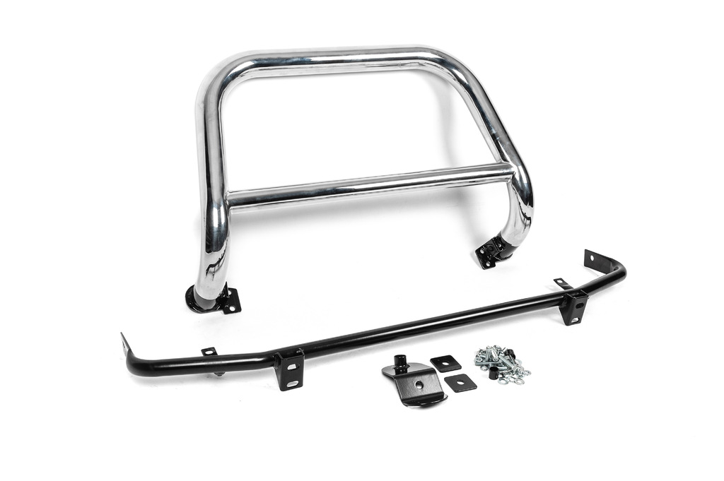 Кенгурятник Winbo V2 (нерж.) для Hyundai Tucson JM 2004- рр - фото 4