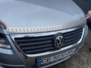 Volkswagen Passat B6 2006-2012 гг. Накладка на капот (1 шт, нержавейка) фото 2