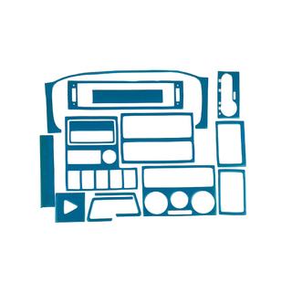 Накладки на панель приборов 1999-2003 (синий цвет) Volkswagen T4 Transporter 1990-2003 гг.