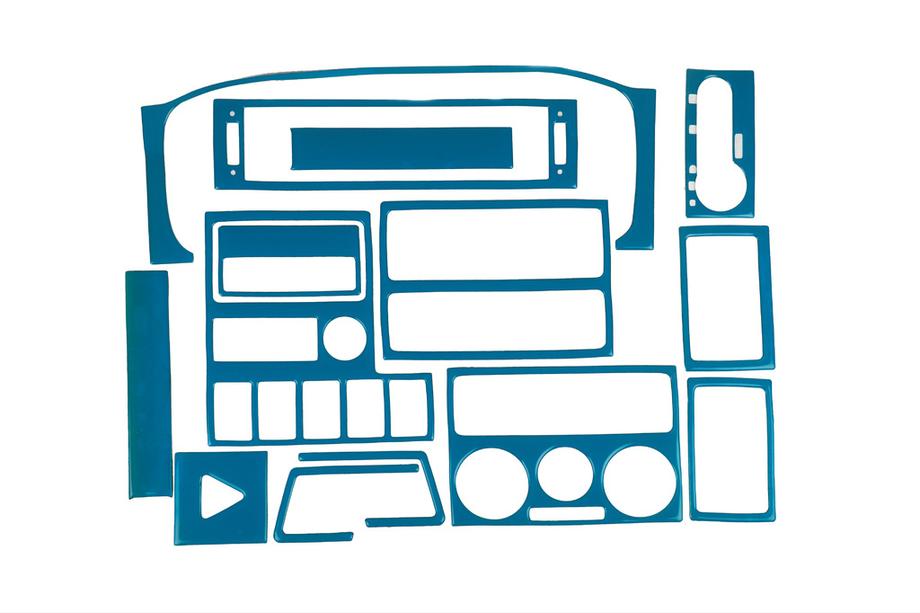 Volkswagen T4 Transporter 1990-2003 гг. Накладки на панель приборов 1999-2003 (синий цвет) Image