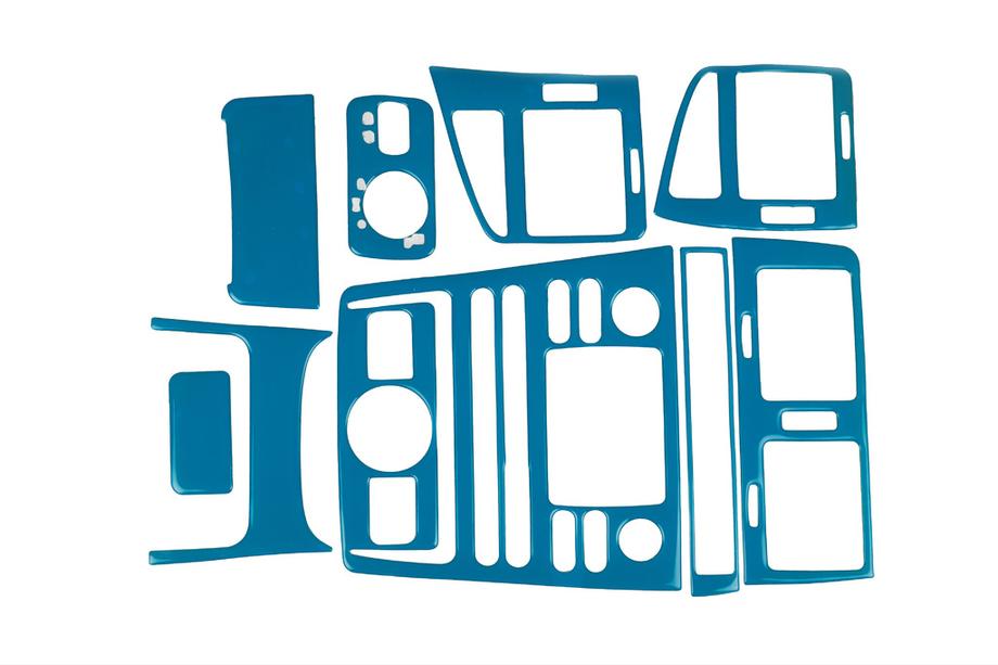 Seat Ibiza 1993-2002 гг. Накладки на панель 1999-2002 (синий цвет) Image