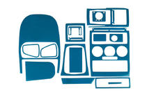 Opel Astra G classic 1998-2012 гг. Накладка на панель приборов (синий) фото 1