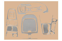 Накладки на панель 00-03 (Алюминий) фото 1 Накладки на панель 00-03 (Алюминий) фото 1