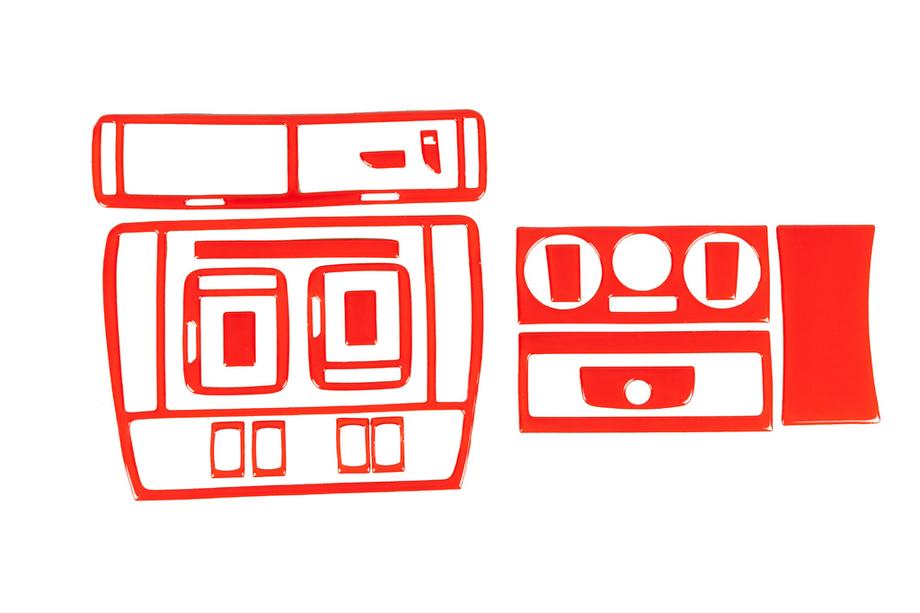Volkswagen Passat B5 1997-2005 гг. Накладки на панель 1996-2004 (красный цвет) Image