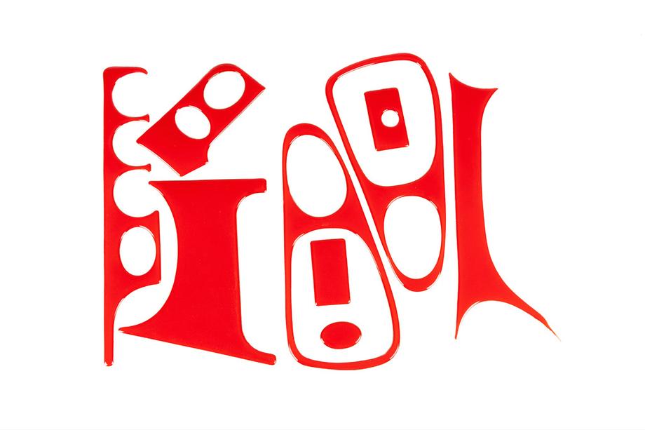 Накладки на панель приборов (красные) Image Накладки на панель приборов (красные) Image