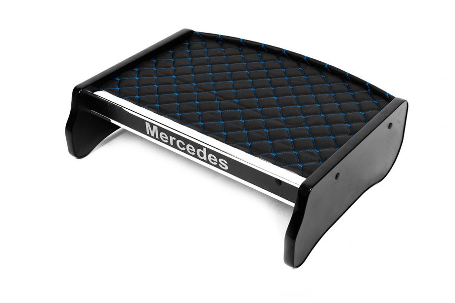 Mercedes Viano 2004-2014 гг. Полка на панель (Тип-2, BLUE) Image