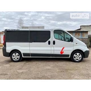 Оригинальный дверной молдинг б/у (R1) Renault Trafic 2001-2015 гг. фото 4