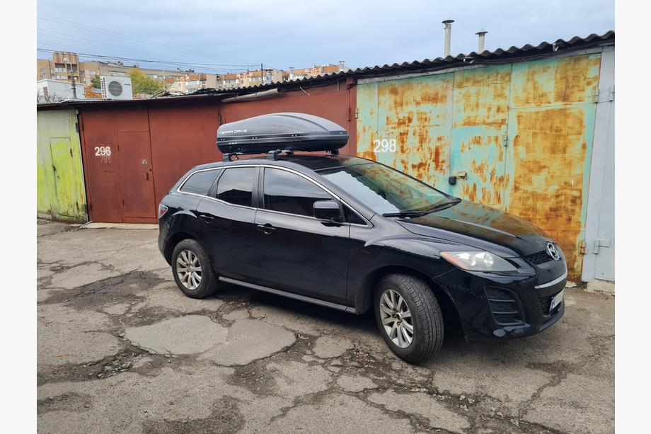 Mazda CX-7 2006-2012 гг. Поперечины на штатные места с замком Wingbar V3 (2 шт) Фото 2