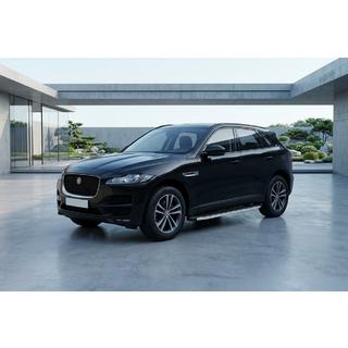 Боковые Подножки BlackLine (2 шт., Алюминий) Jaguar F-PACE 2016- гг. фото 1