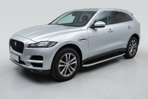 Jaguar F-PACE 2016- гг. Боковые Подножки Tayga Grey (2 шт., Алюминий) фото 1