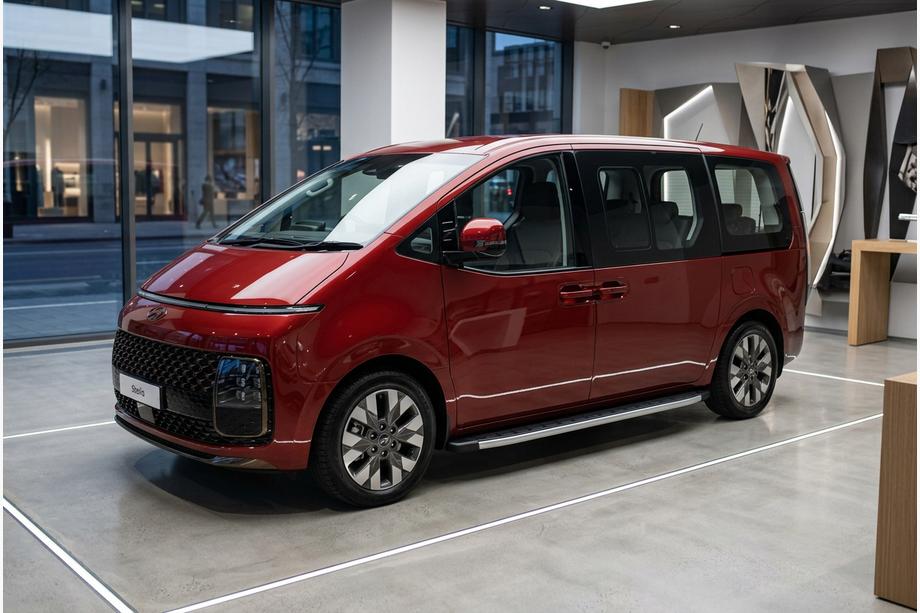 Hyundai Staria 2021- гг. Боковые Подножки Fullmond (2 шт., Алюминий) Image