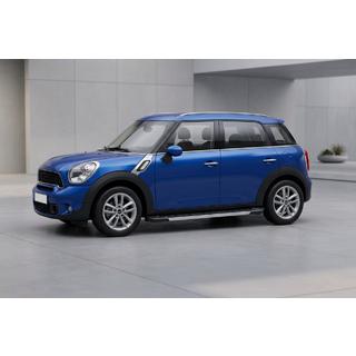 Боковые пороги RedLine V1 (2 шт., алюминий) Mini Countryman R60 2010-2017 гг. фото 1
