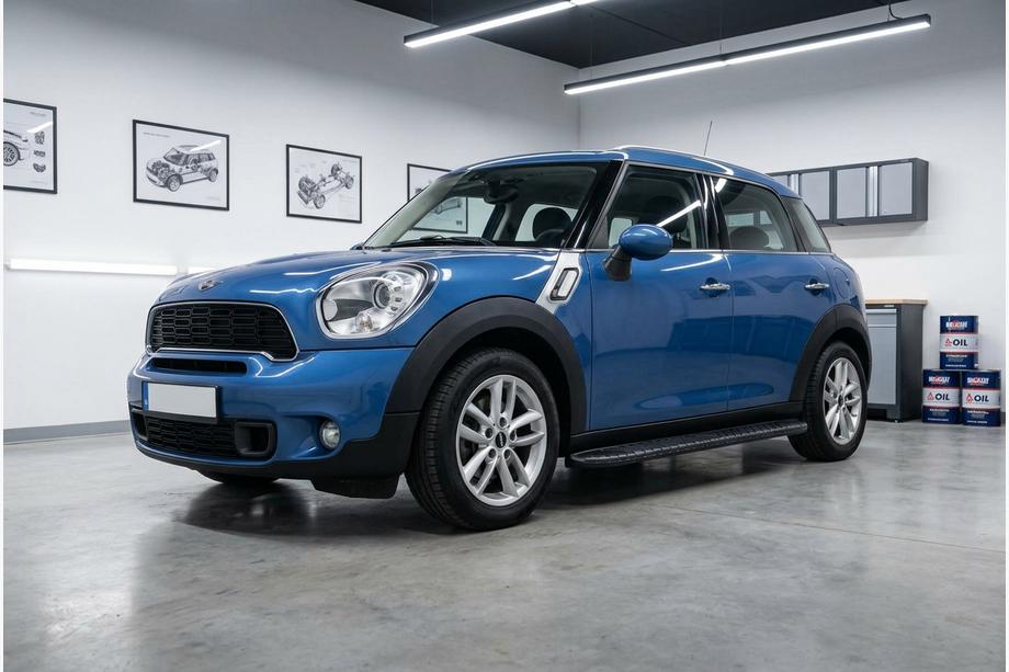 Mini Countryman R60 2010-2017 гг. Боковые Подножки Bosphore Black (2 шт., Алюминий) Фото 1