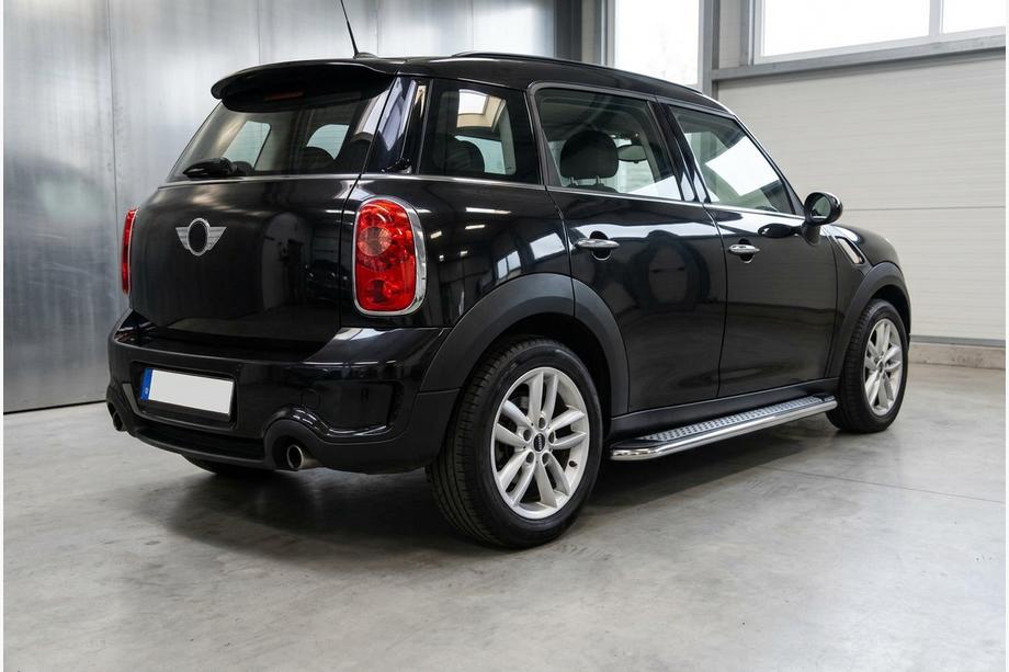 Mini Countryman R60 2010-2017 гг. Боковые Подножки Maydos V2 (2 шт., Алюминий и Нержавейка) Фото 1
