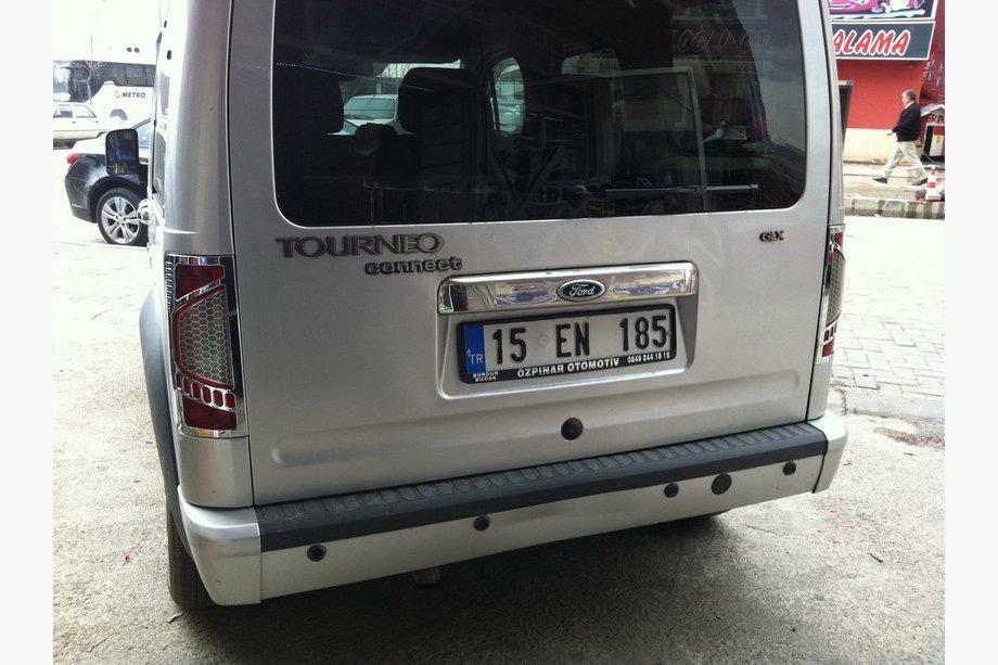 Ford Transit 2000–2014 гг. Хромированная накладка над номером (нержавейка) Фото 5