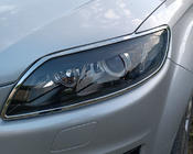 Audi Q7 2005-2015 гг. Хром Накладки на Фары (2 шт) фото 1