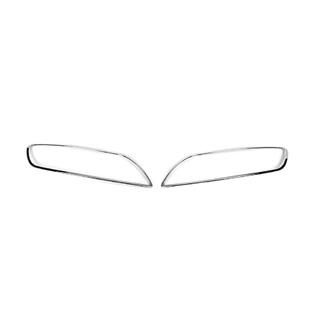 Хром Накладки на Фары (2 шт) Audi Q7 2005-2015 гг. фото 4