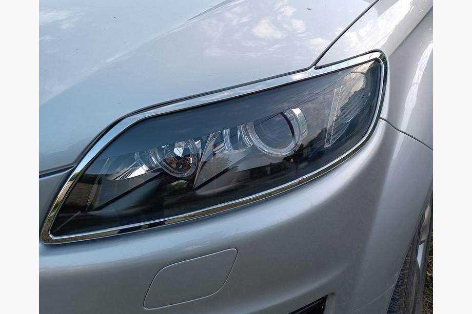 Audi Q7 2005-2015 гг. Хром Накладки на Фары (2 шт) Image