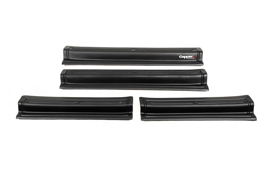 Volkswagen Amarok 2010-2022 гг. Накладки на дверные пороги EuroCap (4 шт, ABS) Фото 5