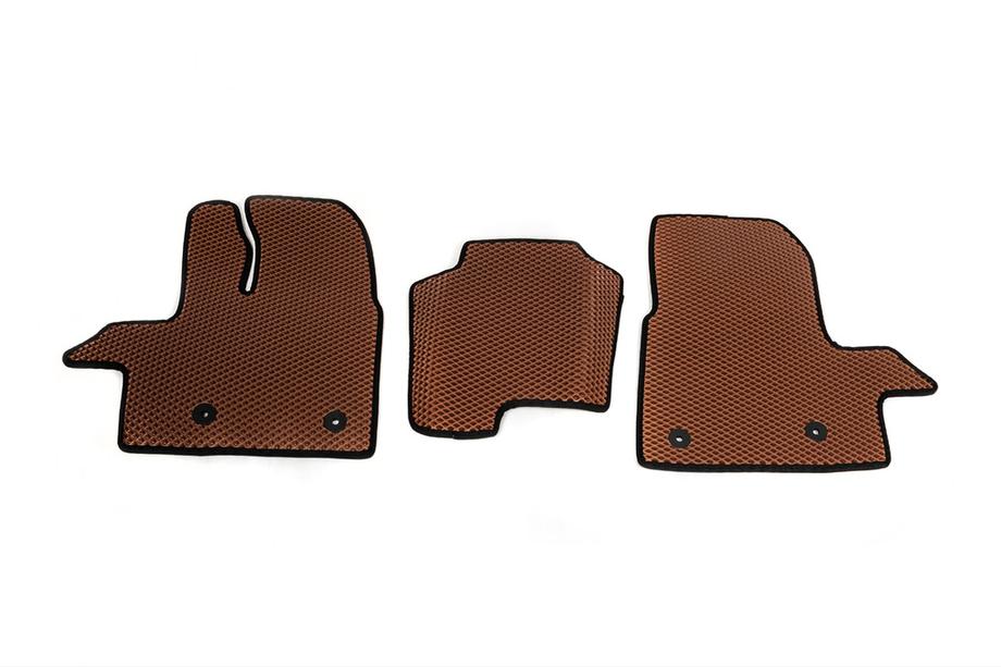 Ford Transit 2014- гг. Коврики EVA 2014-2018 (кирпичные) Image
