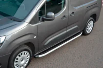 Toyota Proace City 2016- гг. Боковые Подножки Fullmond (2 шт., Алюминий) фото 6