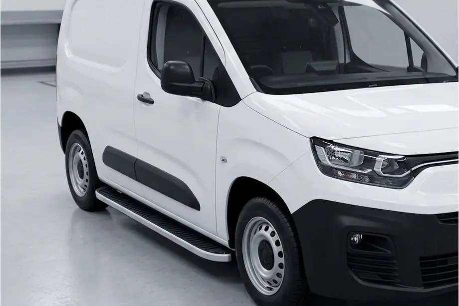Toyota Proace City 2016- гг. Боковые Подножки Tayga Grey (2 шт., Алюминий) Фото 1
