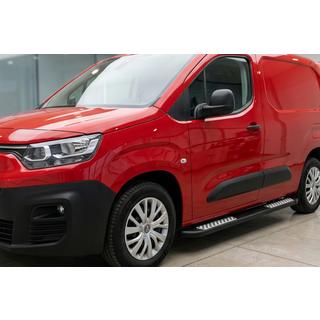 Боковые Подножки Tayga V2 (2 шт., Алюминий) Toyota Proace City 2016- гг. фото 1