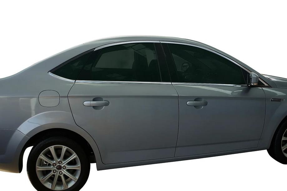 Ford Mondeo 2008-2014 гг. Нижние молдинги окон нержавейка (6 шт) 6 штук, OmsaLine - Итальянская Нержавейка Фото 3